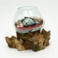 Molten Glass Vase on Driftwood H1AMG-025-1004-05