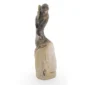 Petrified Wood Carved Monkey H8BPW-115-1001-01