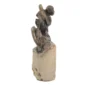 Petrified Wood Carved Monkey H8BPW-115-1001-02