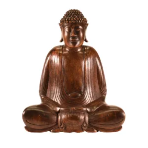 Sono Carved Wood Meditating Buddha H8AW2-135-3001-01