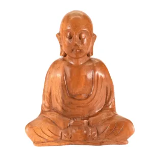 Suar Wood Carved Meditating Buddha H8AW1-135-4001-01